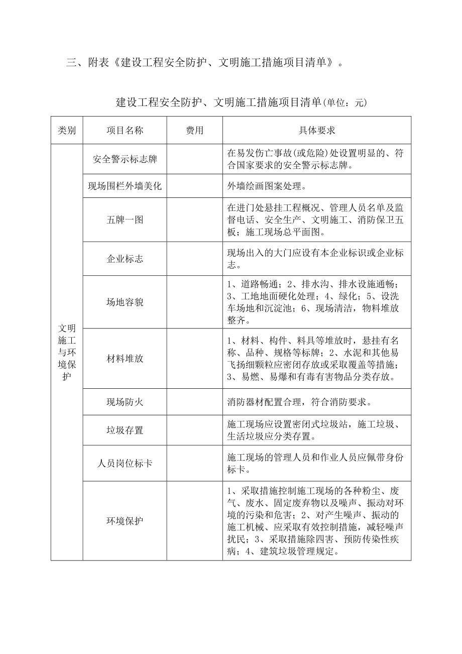 文明措施费施工方案.doc