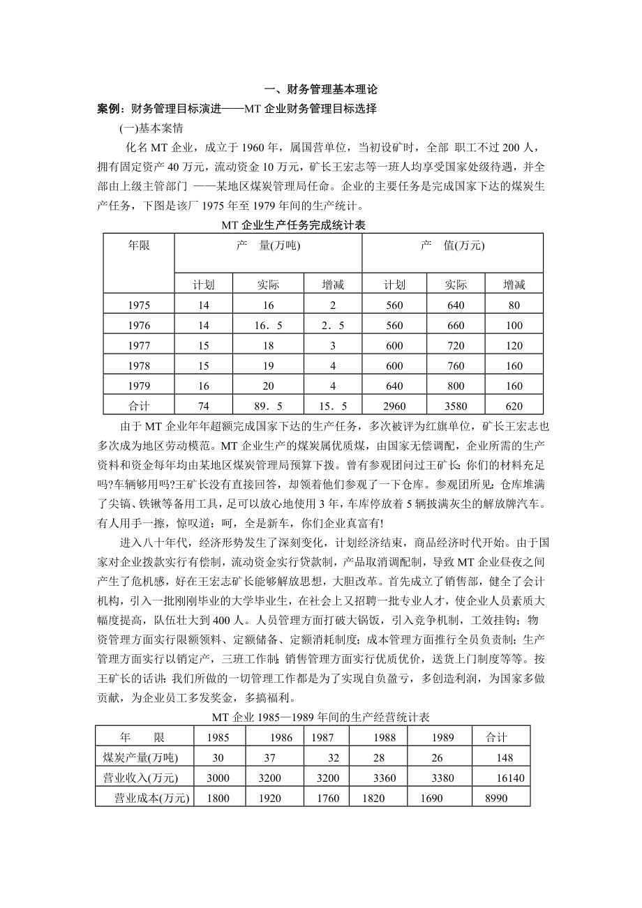 财务管理案例分析集.doc