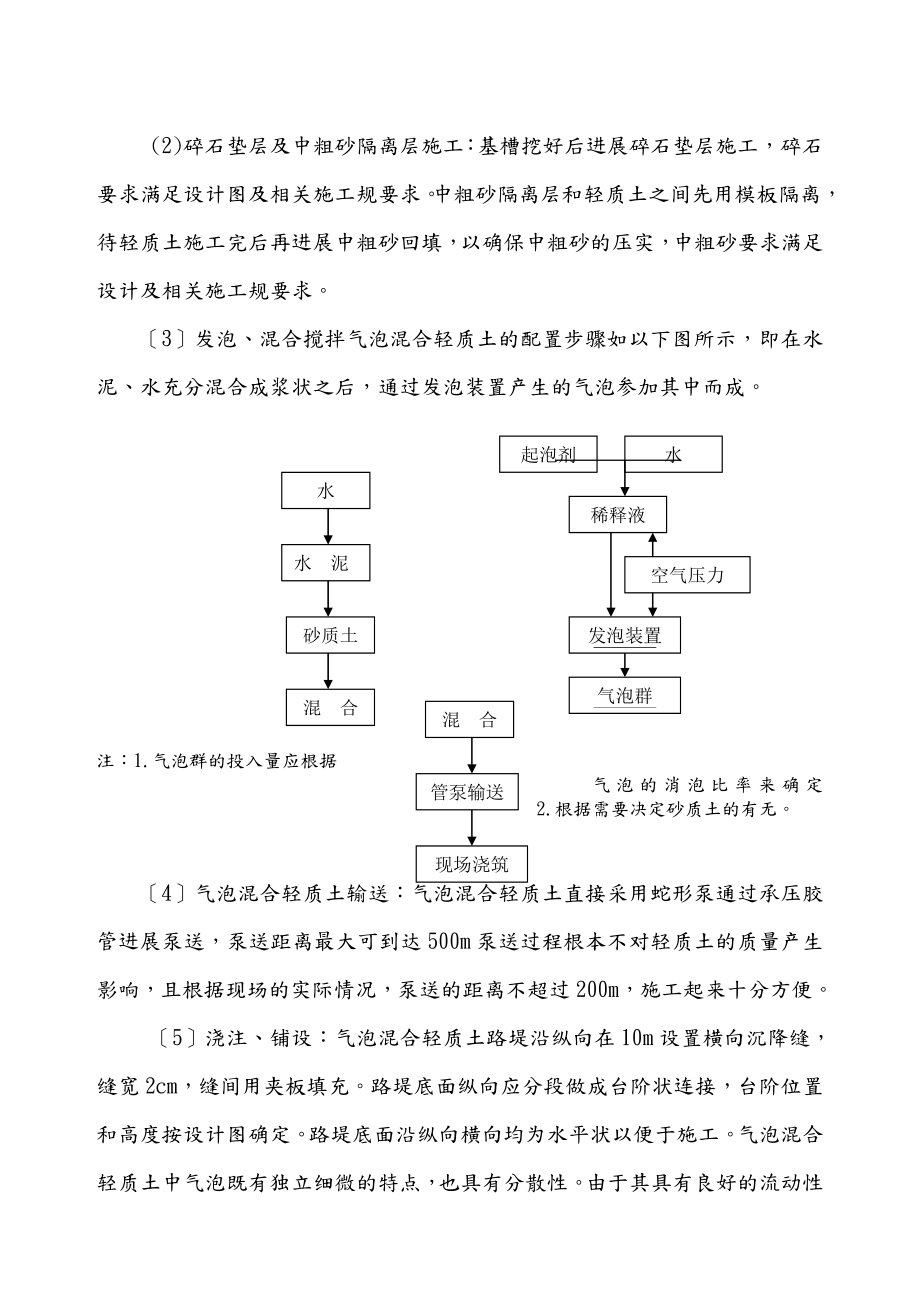 桥头气泡混合轻质土施工设计方案.doc