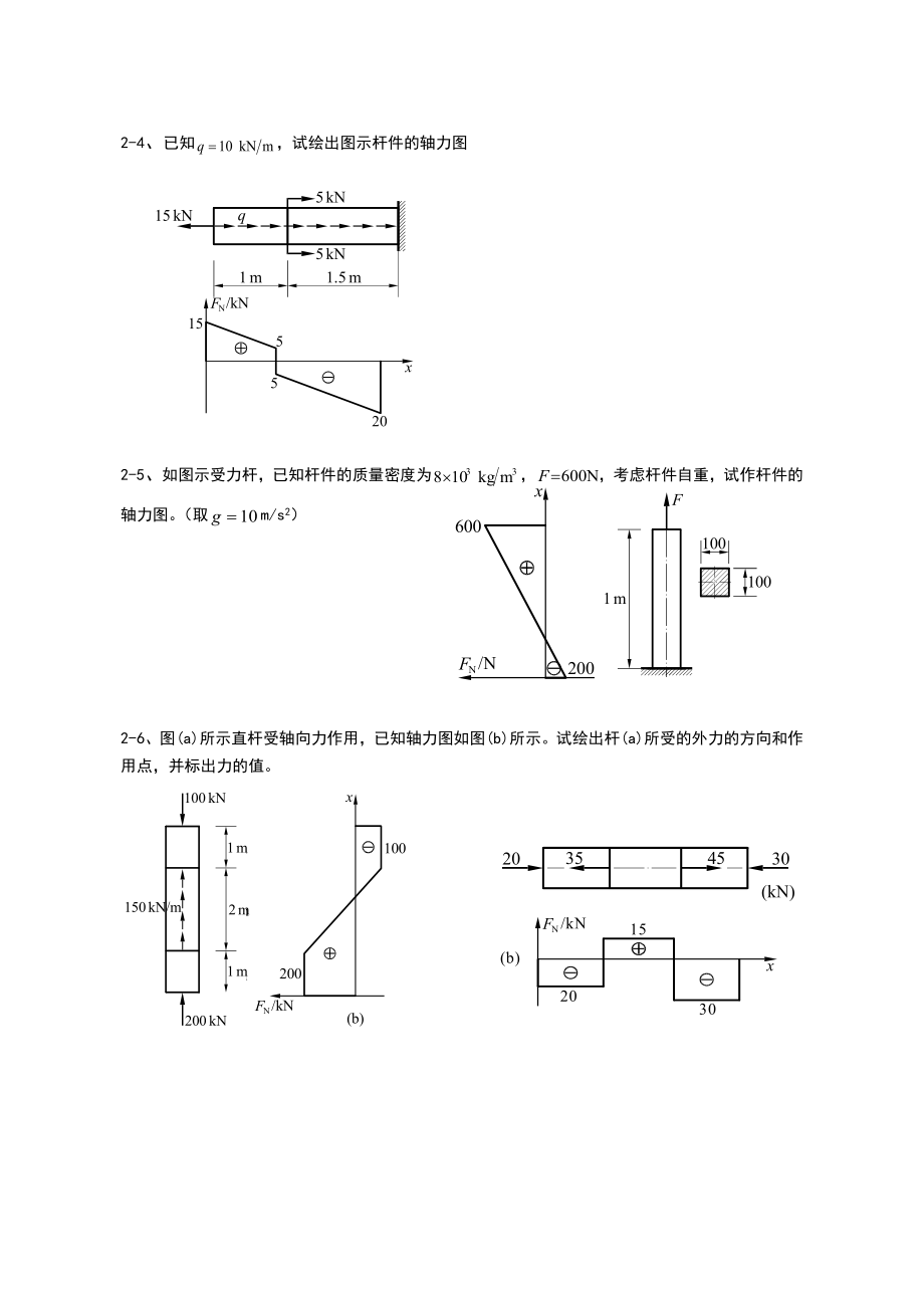 bfdkh材料力学习题册答案.doc