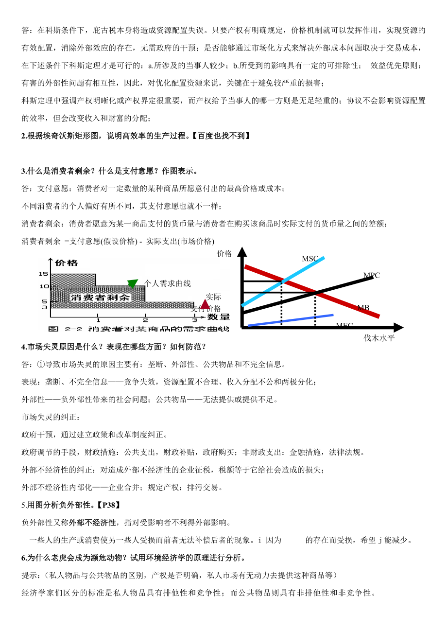 环境与自然资源经济学复习题.doc