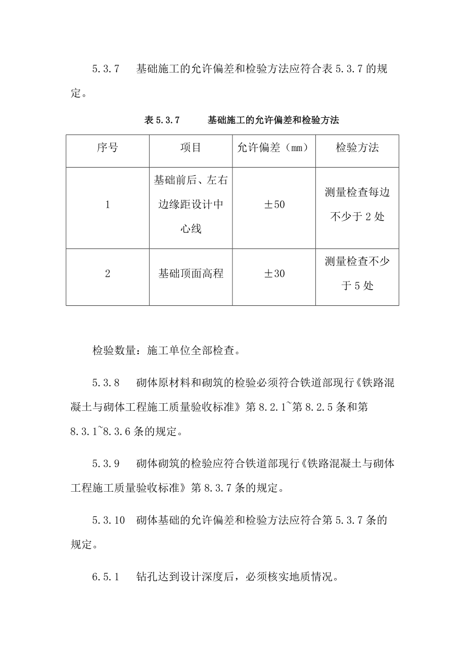 铁路桥涵项目工程施工质量验收标准(部分TB104152003.doc