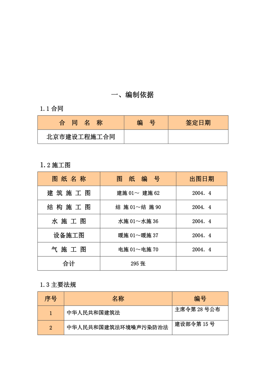 现浇剪力墙结构住宅楼施工组织设计.doc