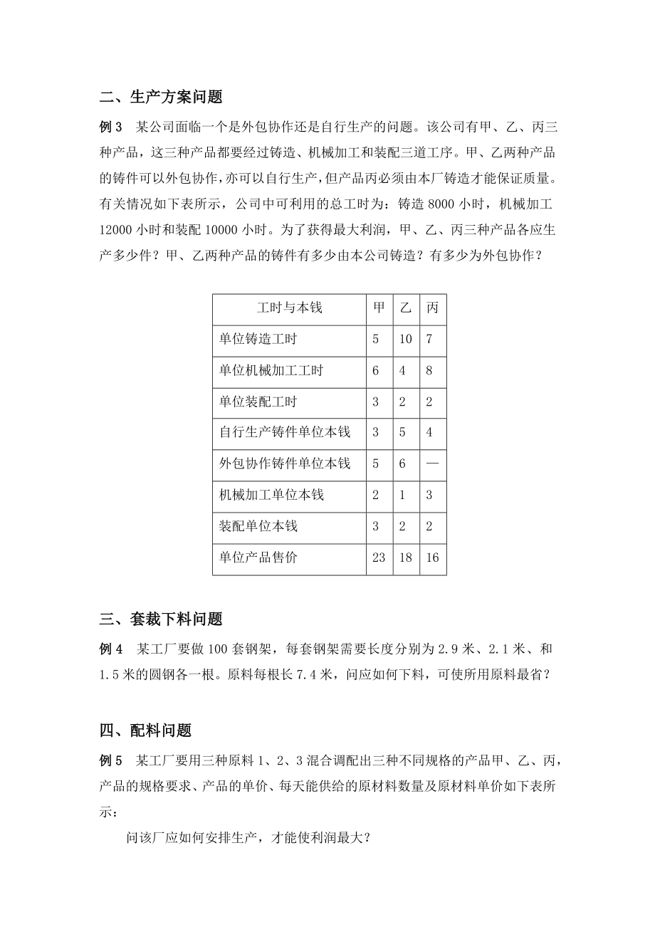 运筹学应用例题.doc