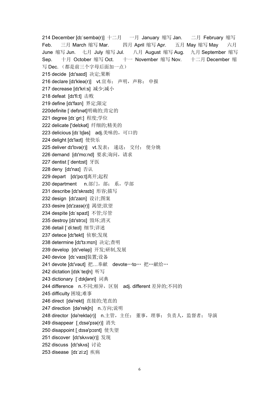 英语应用能力考试B级重点词汇集锦.doc