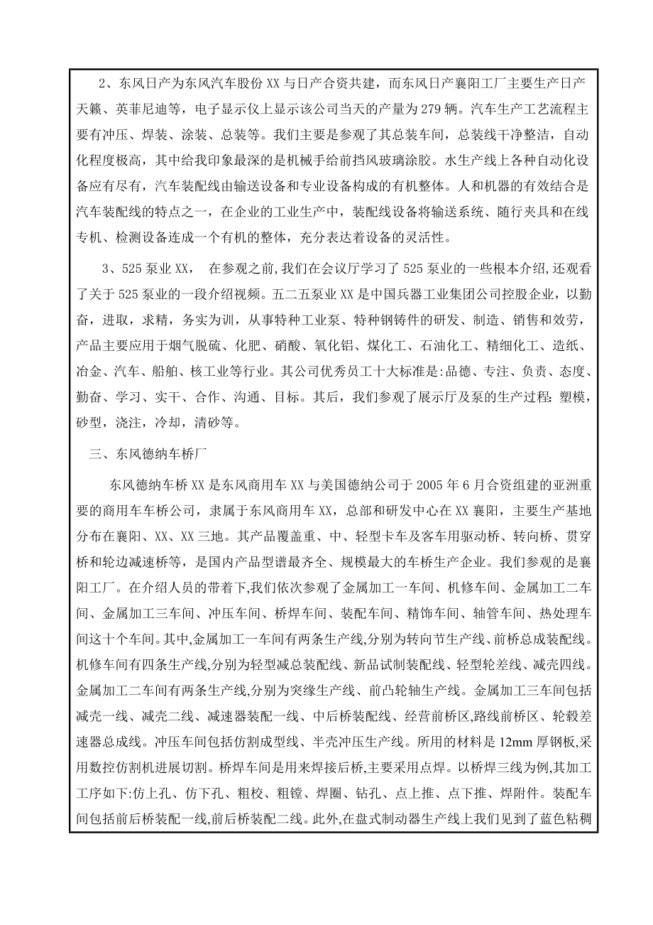 车辆工程实习报告.doc