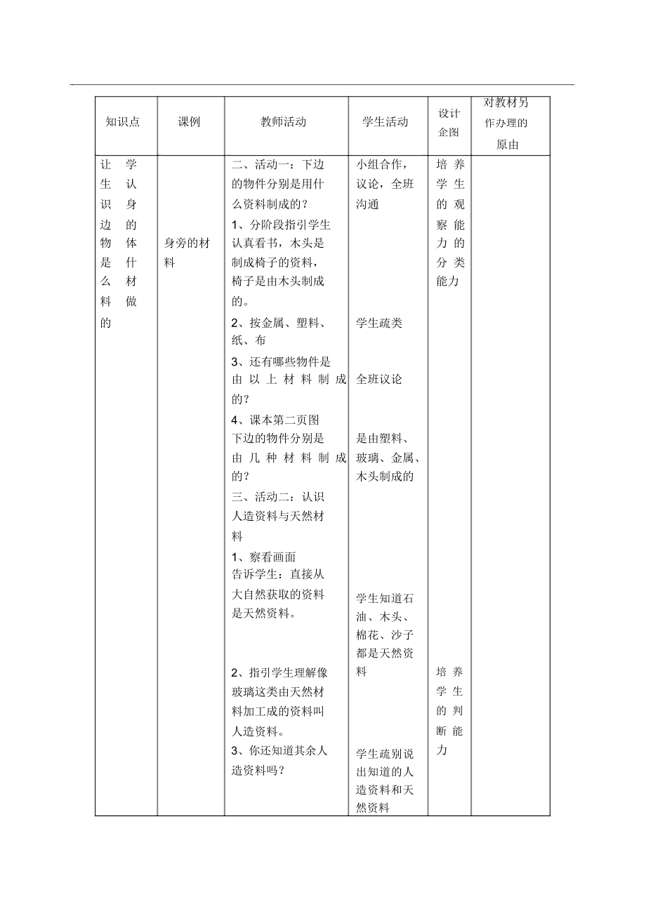 河北版小学科学三年级下册教案冀教版.doc