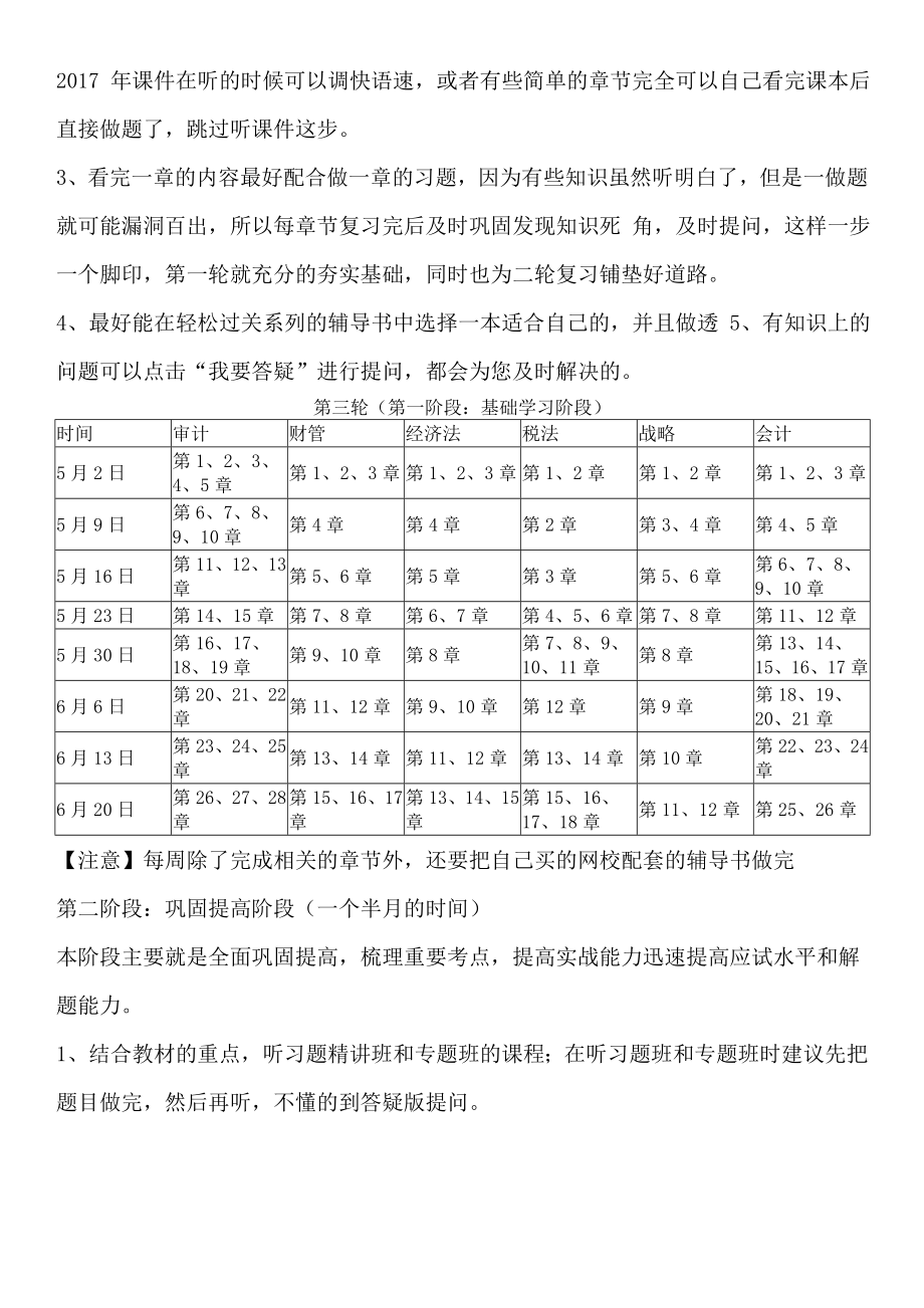 注册会计师学习计划非常详细.doc