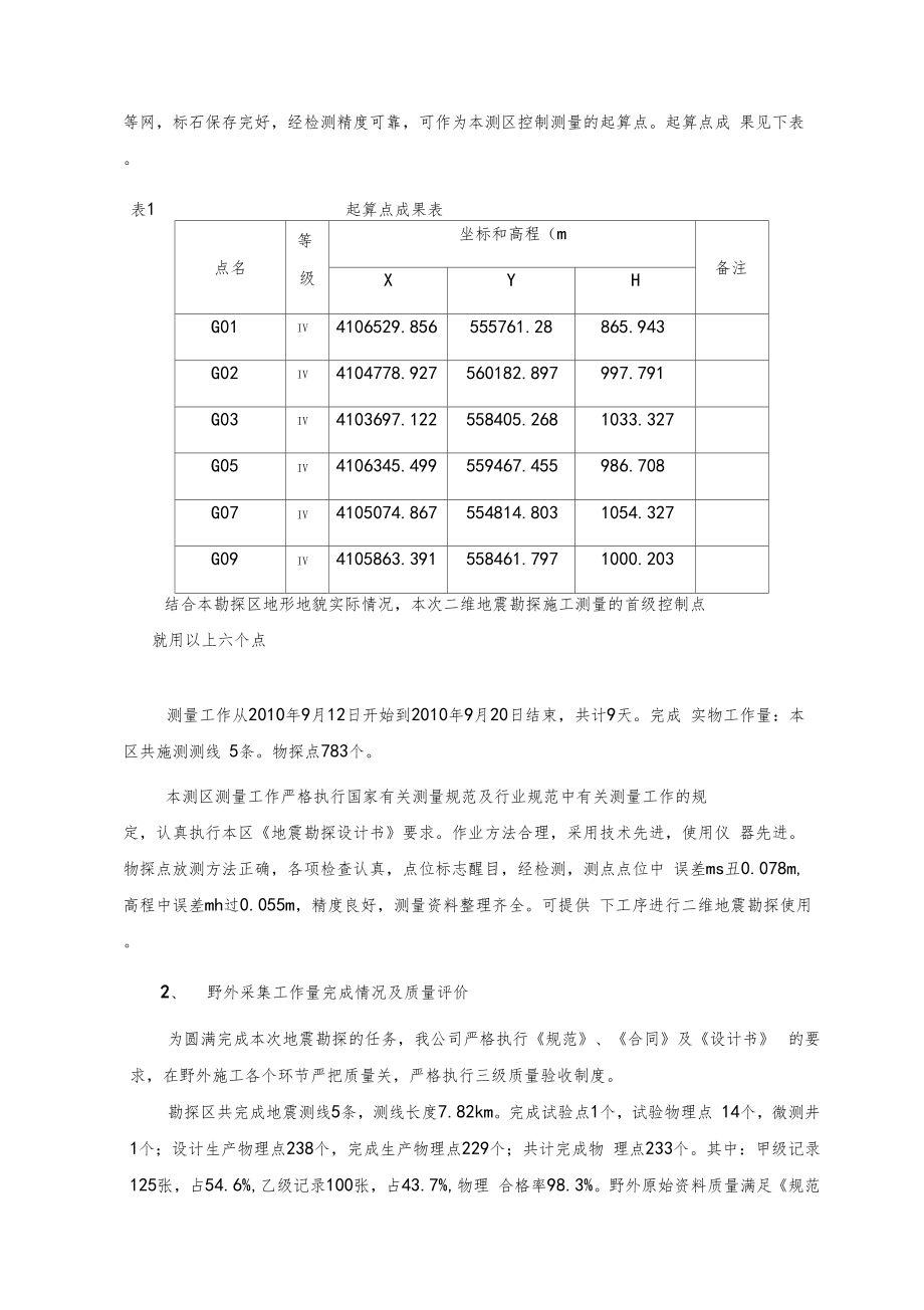 二维地震勘探报告.doc