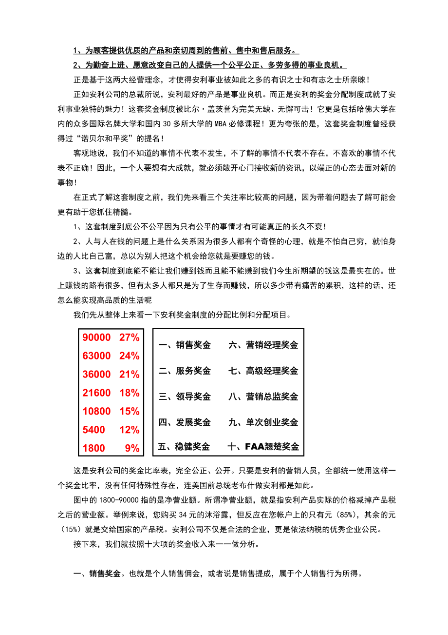 安利奖金分配制度(详版).doc