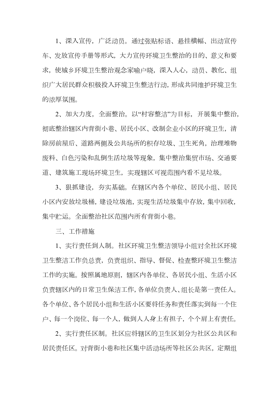 社区环境整治实施方案_2.doc