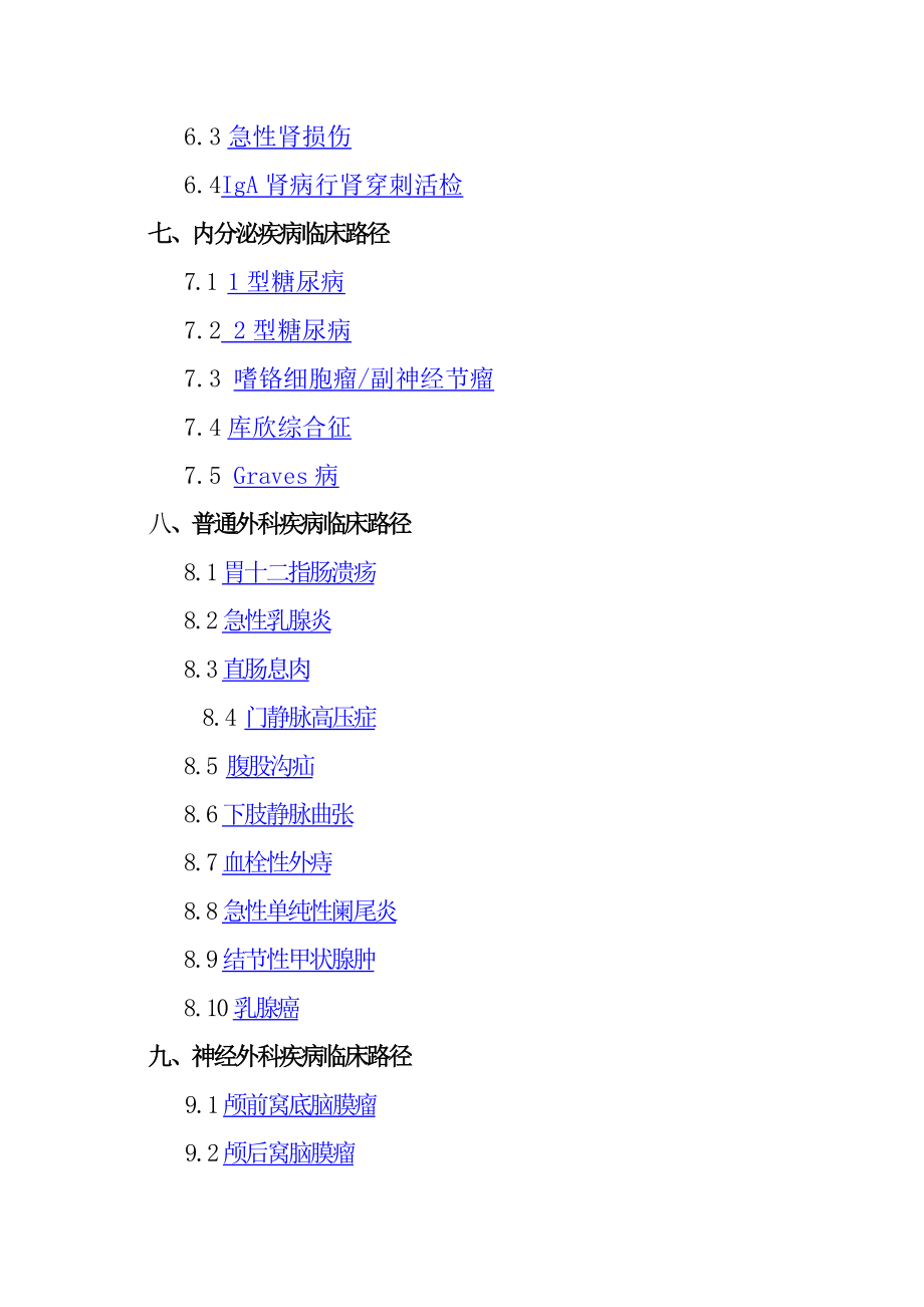 卫生部临床路径201001版文档.doc