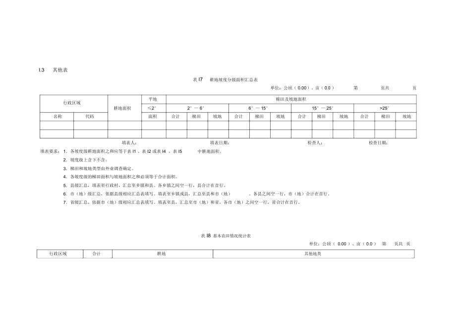 土地利用现状调查面积汇总表.doc