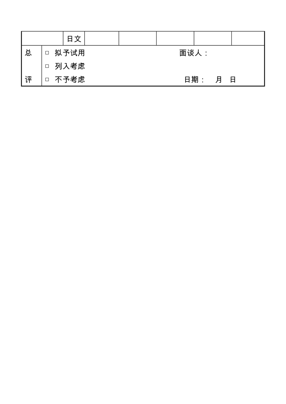 第十五节面谈记录表.doc