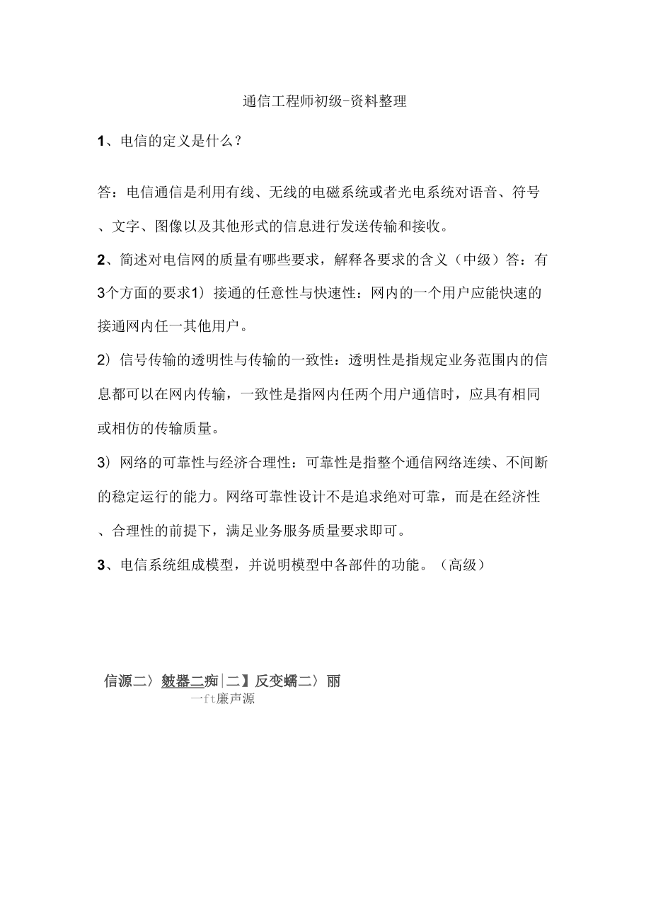 通信工程师初级.doc