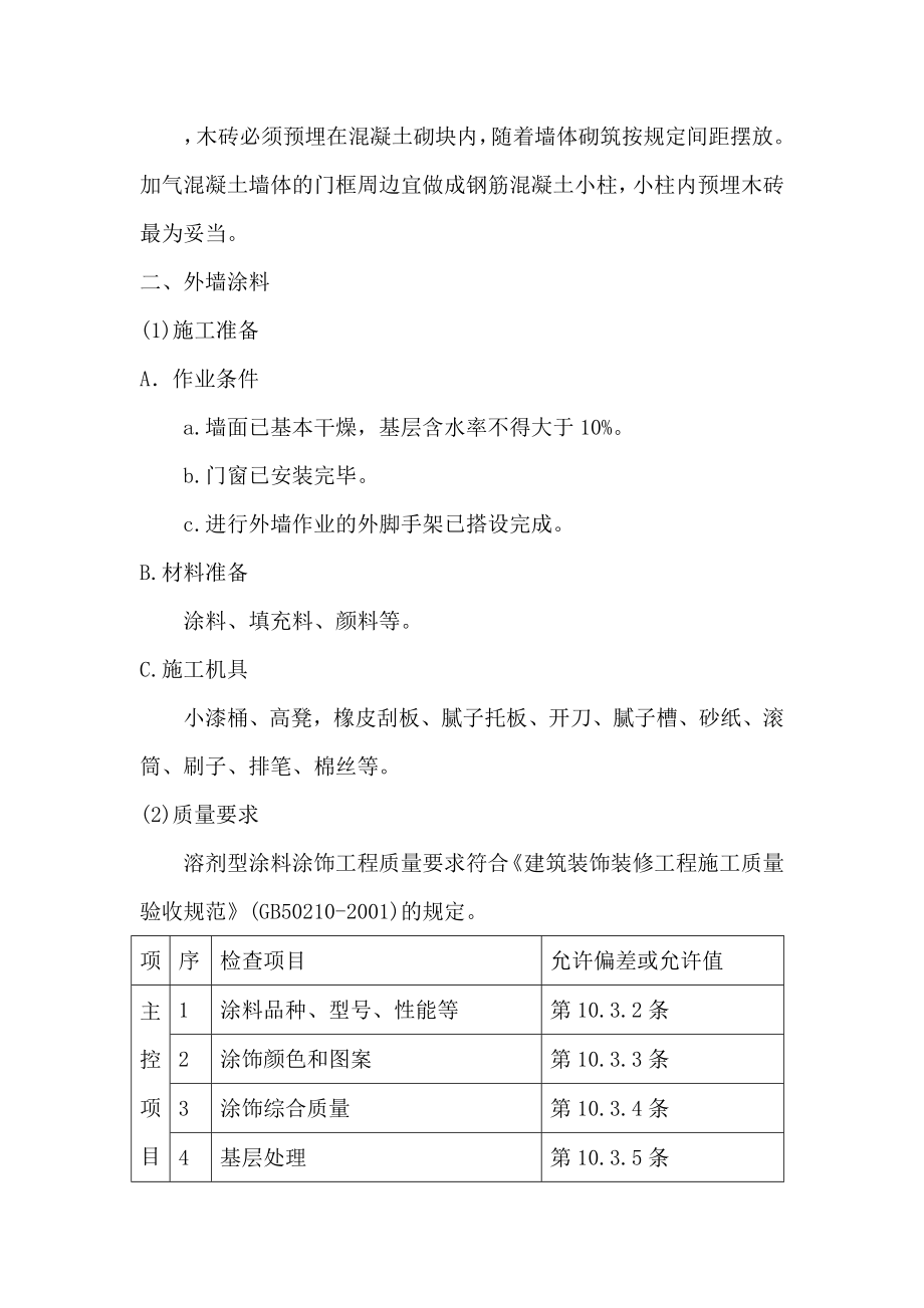 外墙面粉刷施工方案.doc