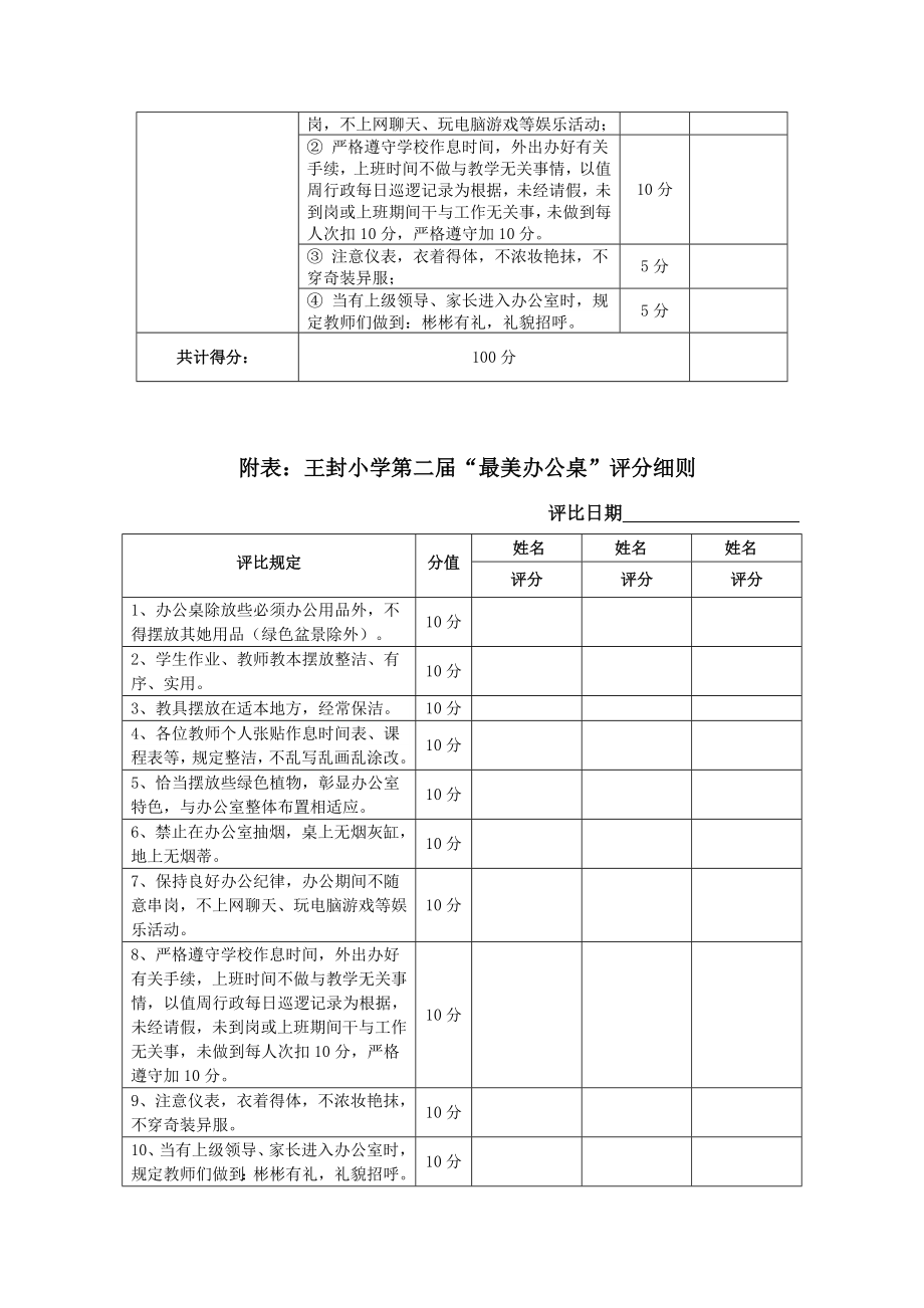 最美办公室评比活动实施方案样本.doc