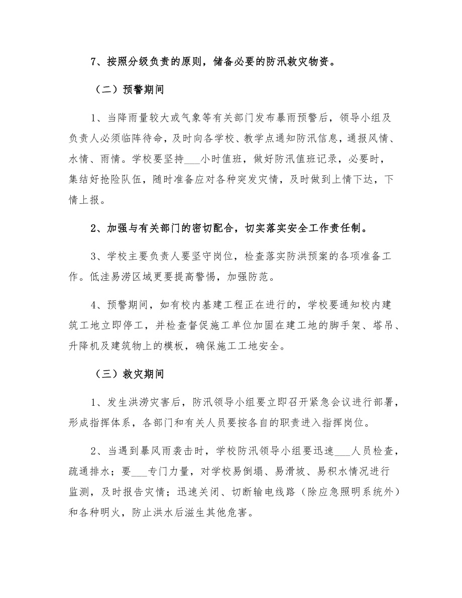 学校防汛防台应急预案.doc