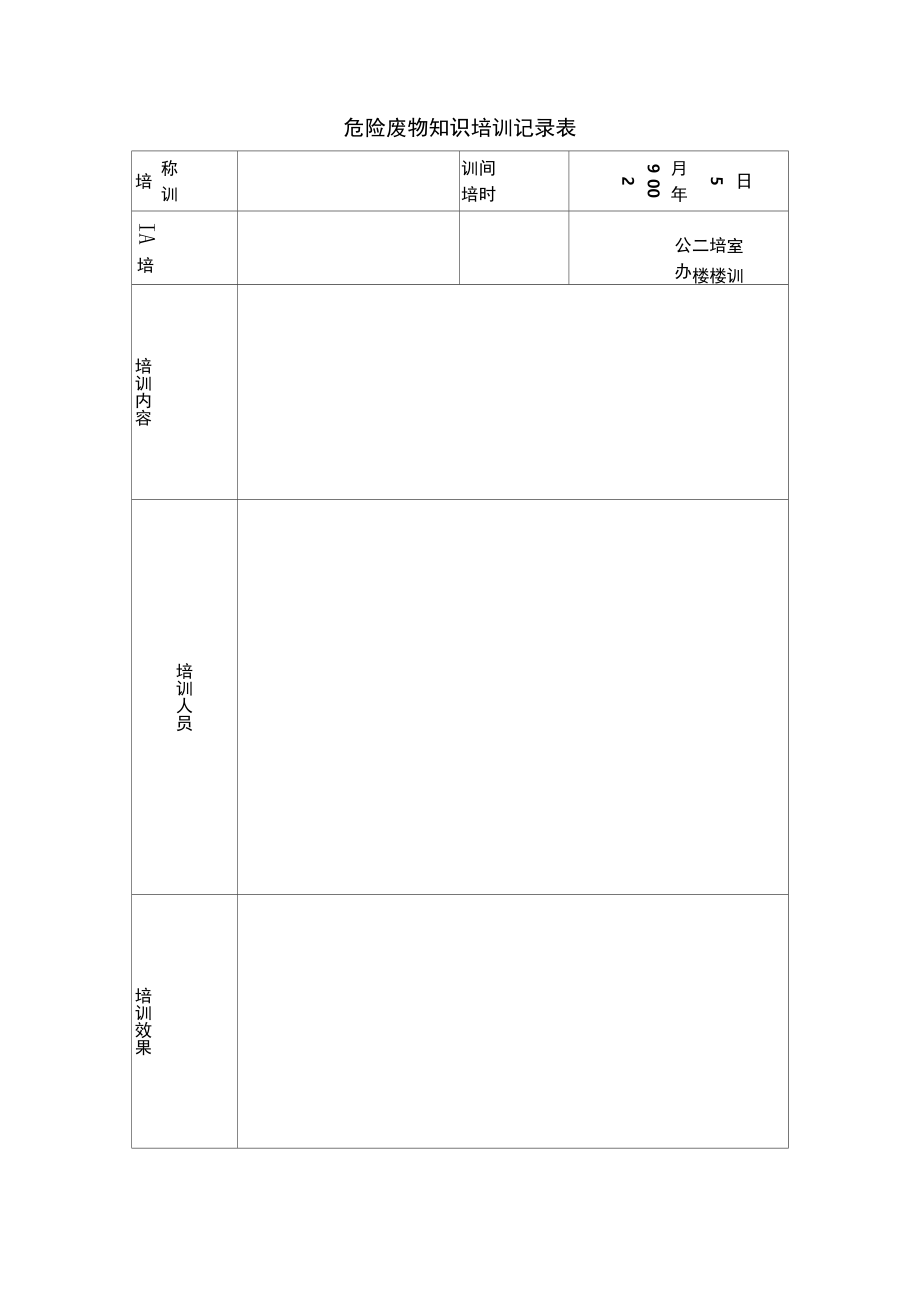 危险废物知识培训.doc