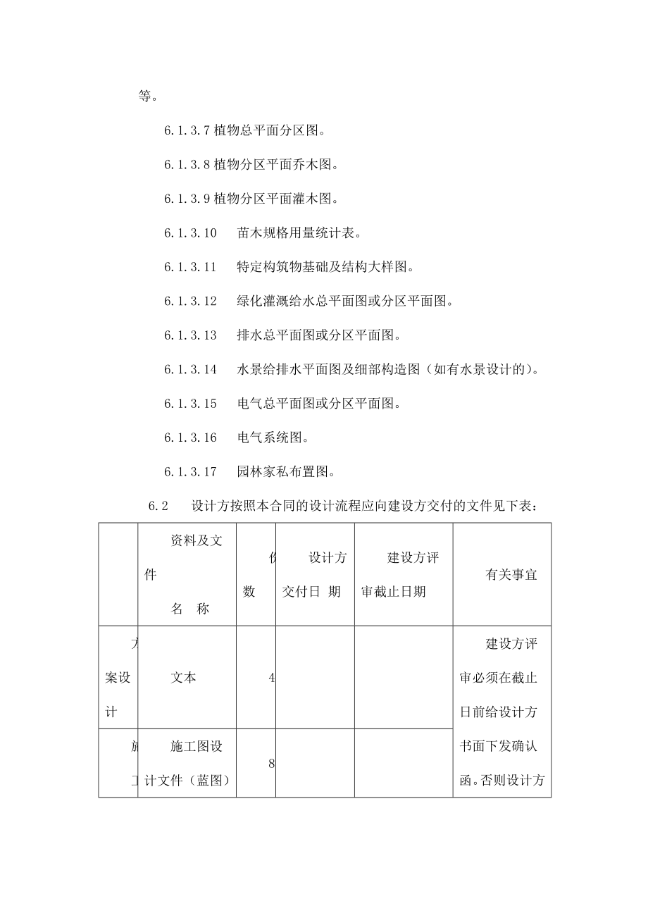 北斗星花园小区园林景观设计合同规范版本.doc