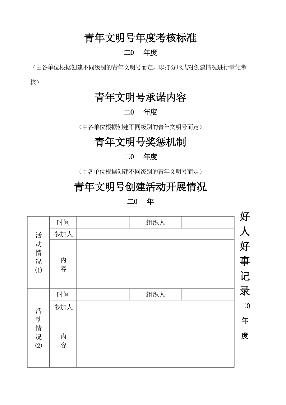 青年文明号创建台帐.doc