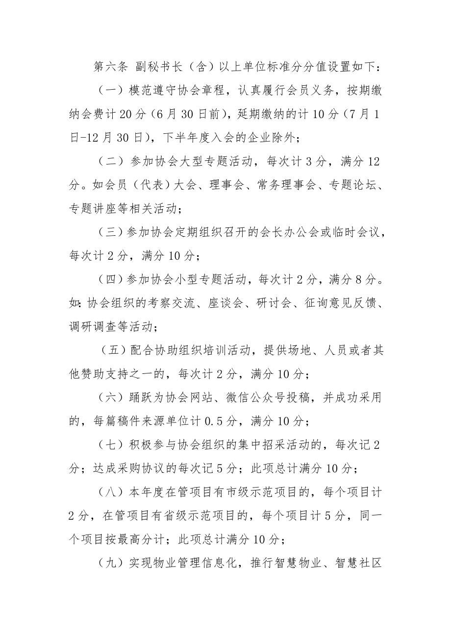 河南省物业管理协会会员积分管理办法.doc