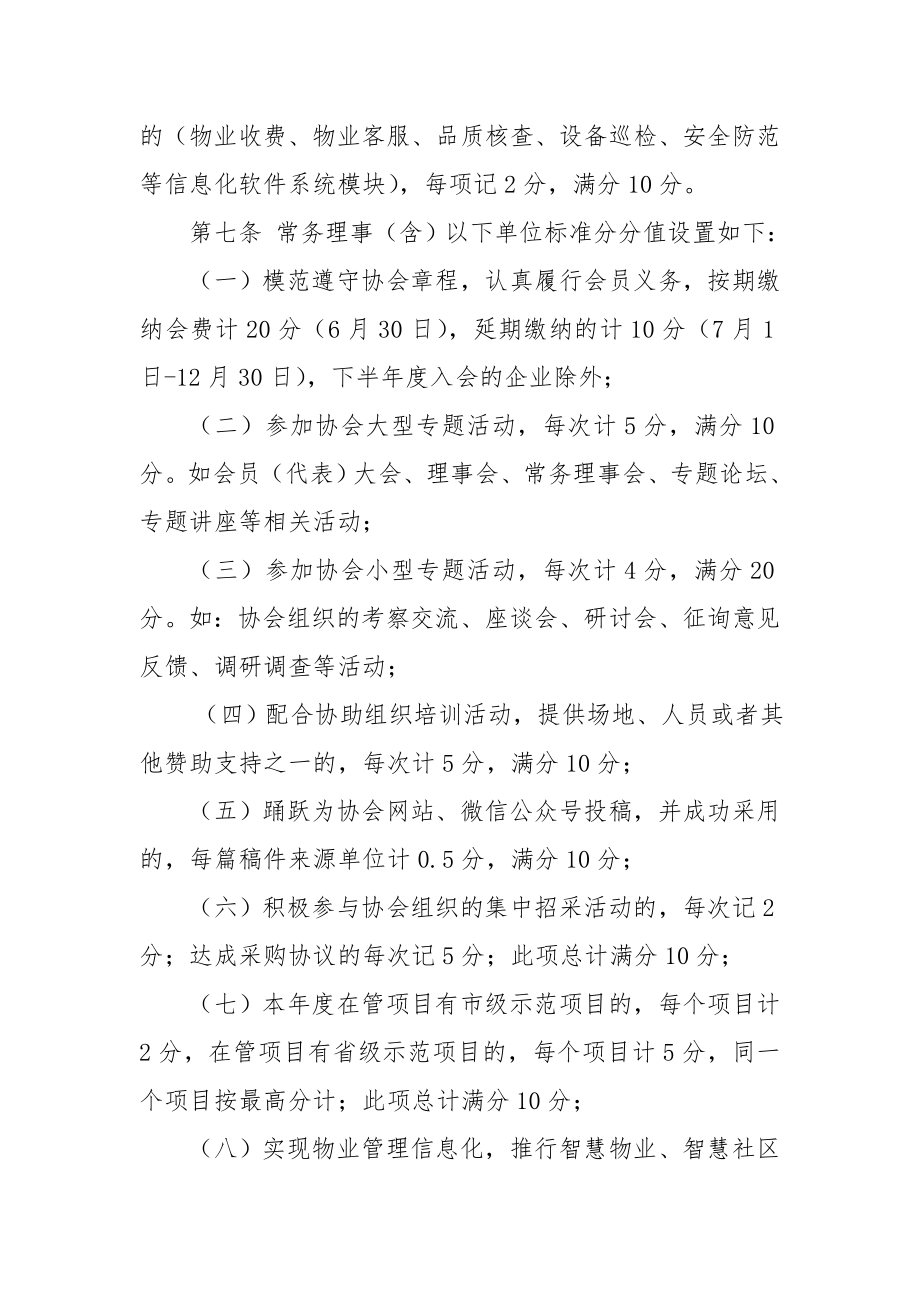 河南省物业管理协会会员积分管理办法.doc